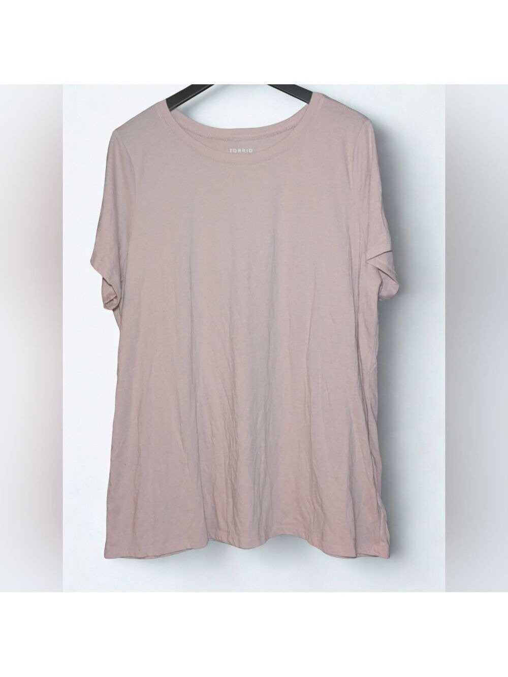 Torrid Classic Fit Tee Blush Pink Size 3 Short Sleeve